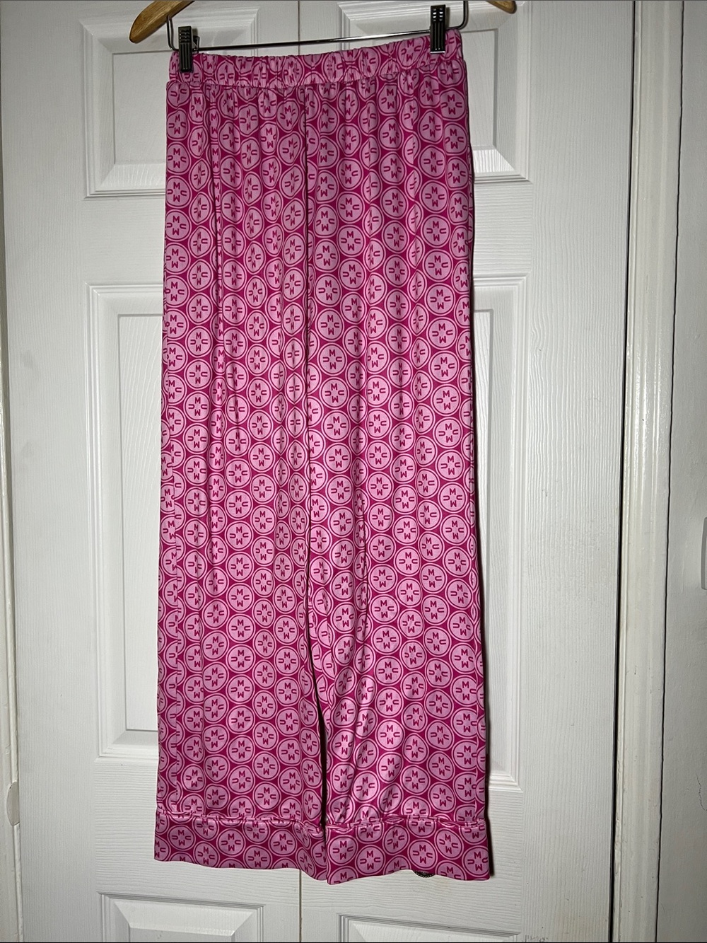 MUMU Pink Logo Pajama Bottom Women’s Small